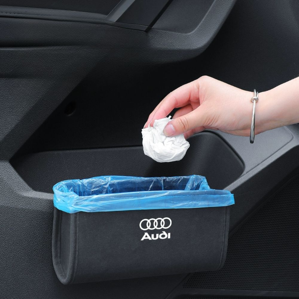 Multifunctional Car Trash Bin and Organizer